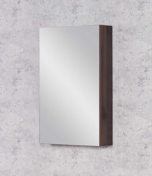 Spiegelschrank Breite 50 cm, Dunkelnuss (SPS50OR)