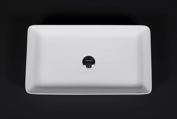 Aufsatz-Waschbecken HERO 61, Keramik, weiß matt