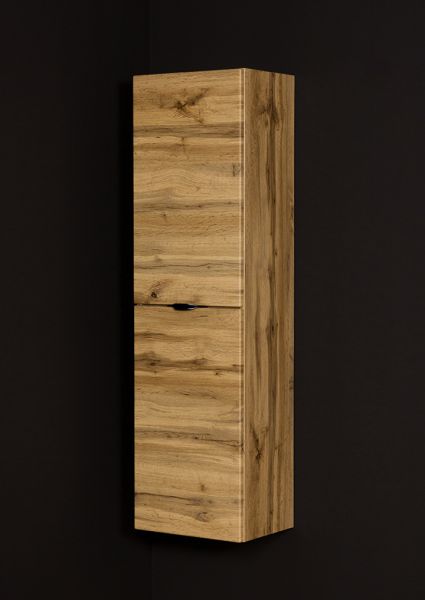 Bad Hochschrank mit 2 Türen, Eiche Natur (VIC-NE-RW)