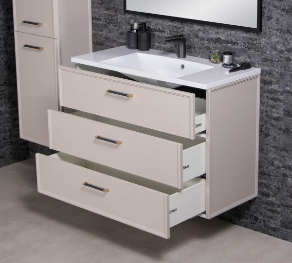 Badmöbelset ANTE 100 cm, Kaschmir