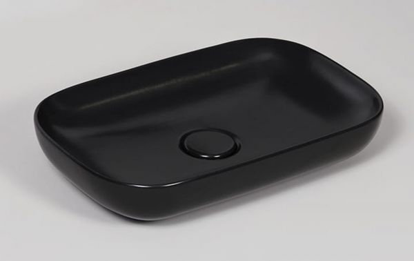 Aufsatzbecken PREMIUM 60, schwarz matt